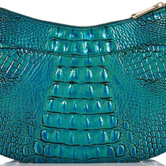 BRAHMIN Peacock Shimmer Shayna Crossbody Purse - Picture 2 of 6